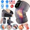 3-In-1 Heated Knee Massager Shoulder Heating Pads Elbow Brace with 3 Level Vibration and Heating Modes for Pain Stress Relief
