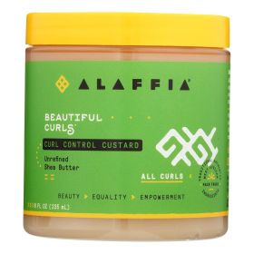 Alaffia Beautiful Curls Curl Control Custard, 8 Oz