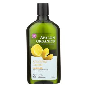 Avalon Organics Clarifying Shampoo Lemon with Shea Butter, 11 Fl Oz
