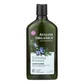 Avalon Organics Volumizing Conditioner with Wheat Protein and Babassu Oil Rosemary, 11 Fl Oz