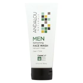 Andalou Naturals Refreshing Face Wash, 6 Fl Oz
