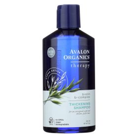 Avalon Organics Thickening Shampoo Biotin B-Complex Therapy, 14 Fl Oz