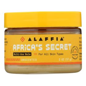 Alaffia Africa's Secret Multi-Use Balm - Unscented, 2 oz